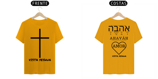 Nome do produtoVista Yeshua - T-Shirt Classic - Amor em Hebraico Ahaváh