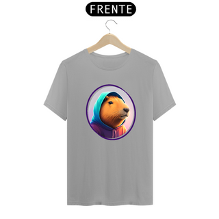 Nome do produtoCapivara 001 - borda violeta | camiseta classic