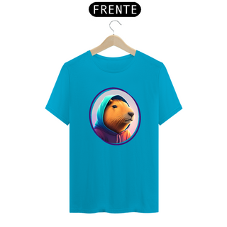 Nome do produtoCapivara 001 - borda violeta | camiseta classic