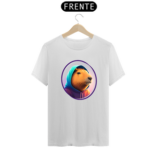 Capivara 001 - borda violeta | camiseta classic