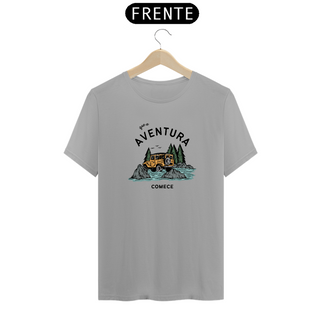 Nome do produtoCamiseta masculina Que a aventura comece