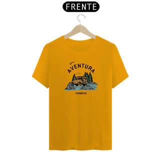 Nome do produtoCamiseta masculina Que a aventura comece