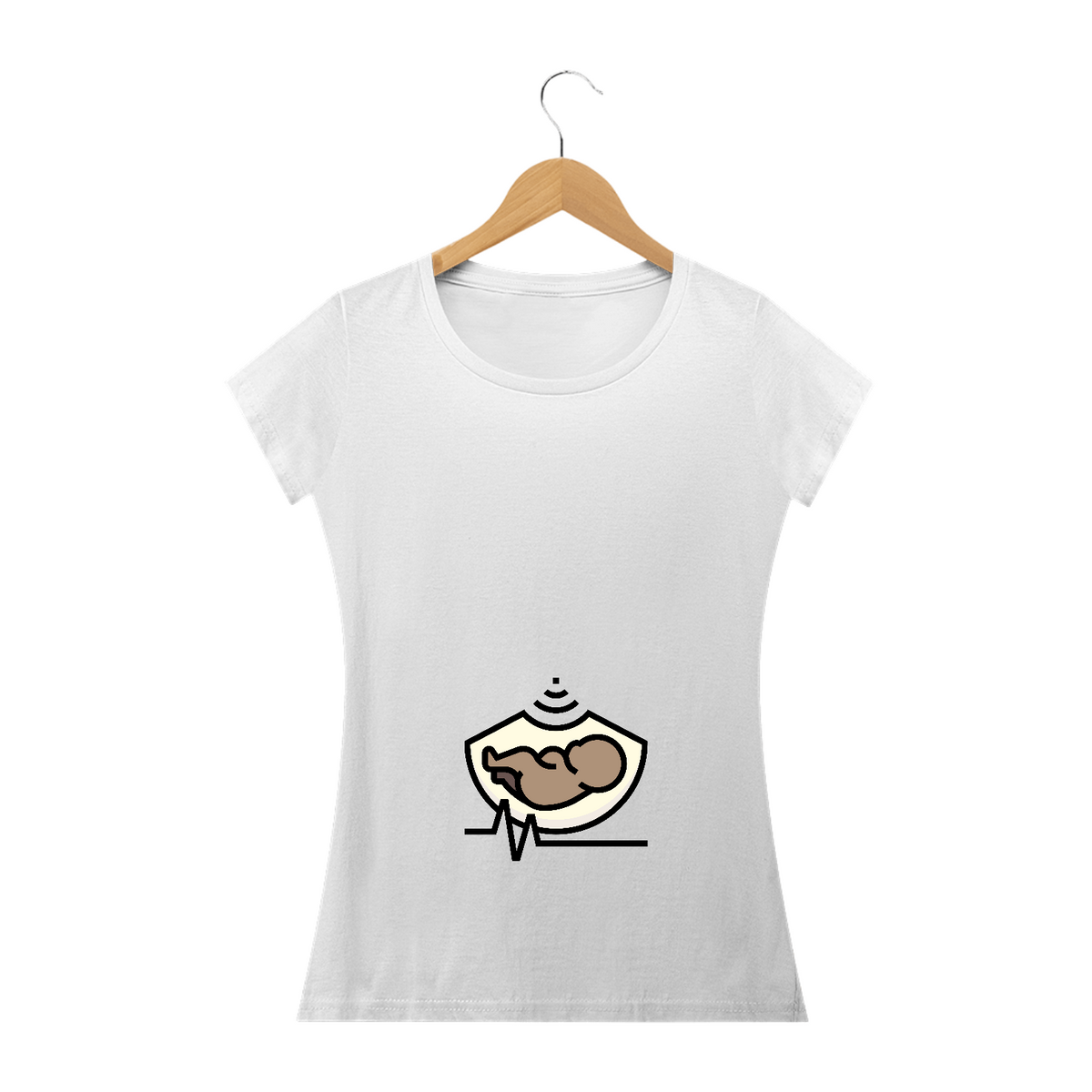 Nome do produto: Camiseta baby long ultrassom bebê modelo 2