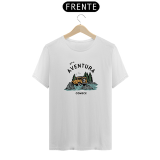 Nome do produtoCamiseta masculina Que a aventura comece