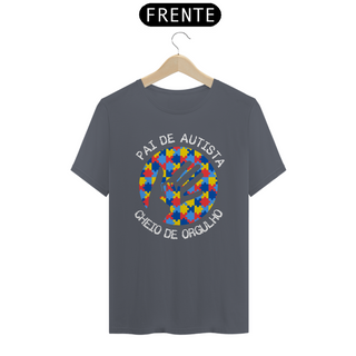 Nome do produtoT-shirt - autismo (Pai de autista cheio de orgulho)