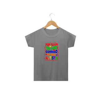 Nome do produtoT-shirt Infantil - autismo (Por favor, tenha paciência comigo eu sou autista)