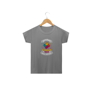 Nome do produtoT-shirt Infantil - autismo (autismo, o respeito começa na inclusão)