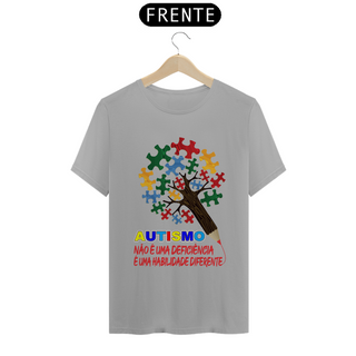 Nome do produtoT-shirt - autismo (autismo não é uma deficiencia)