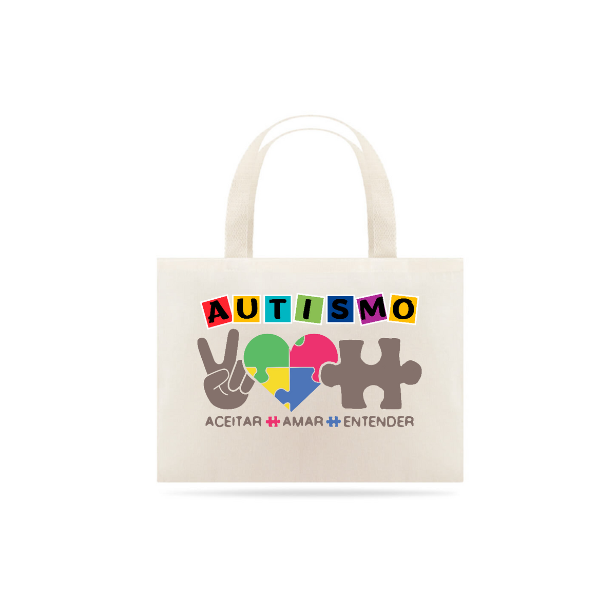 Nome do produto: Eco Bag (autismo: aceitar, amar, entender)