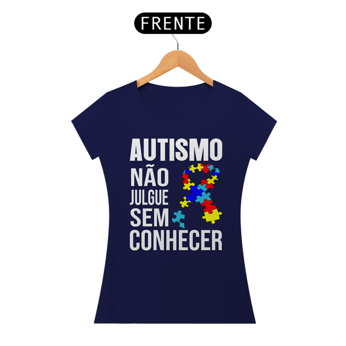 Nome do produto: Baby Look - autismo (não julgue sem conhecer)