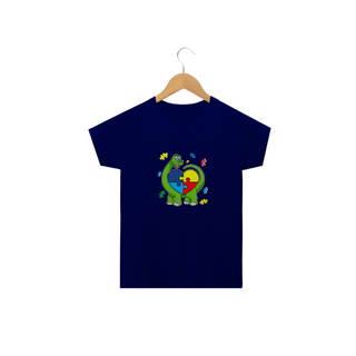 Nome do produtoT-shirt Infantil - autismo (Dinossauro)