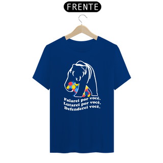 Nome do produtoT-shirt - autismo (Falarei por você, lutarei por você e defenderei você)