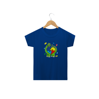 Nome do produtoT-shirt Infantil - autismo (Dinossauro)