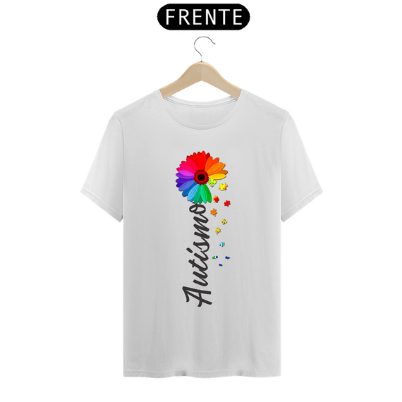 T-shirt - autismo (autismo em forma de flor)