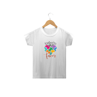 Nome do produtoT-shirt Infantil - autismo (inclusão não é favor)