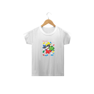 Nome do produtoT-shirt Infantil - autismo (TEAguinho)
