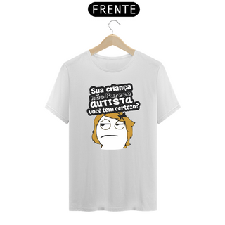 Nome do produtoT-shirt - autismo (Sua criança não parece autista)