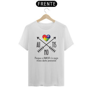 T-shirt - autismo (porque o amor é a peça chave)