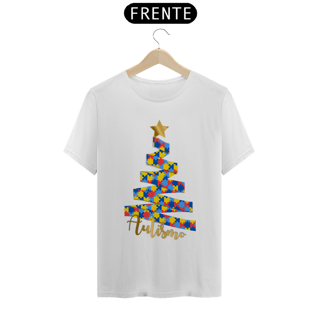 Nome do produto: T-shirt - autismo (Natal)