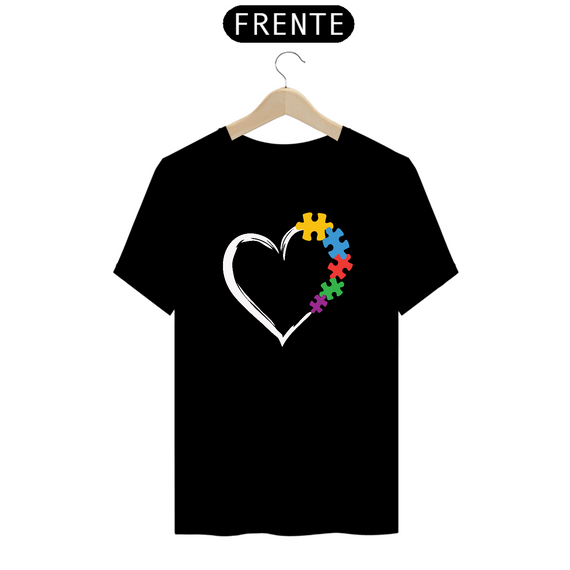 T-shirt (coração de autista)