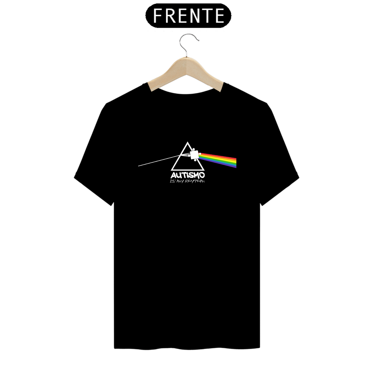 Nome do produto: T-shirt - Pink Floyd (autismo is my Rhytm)