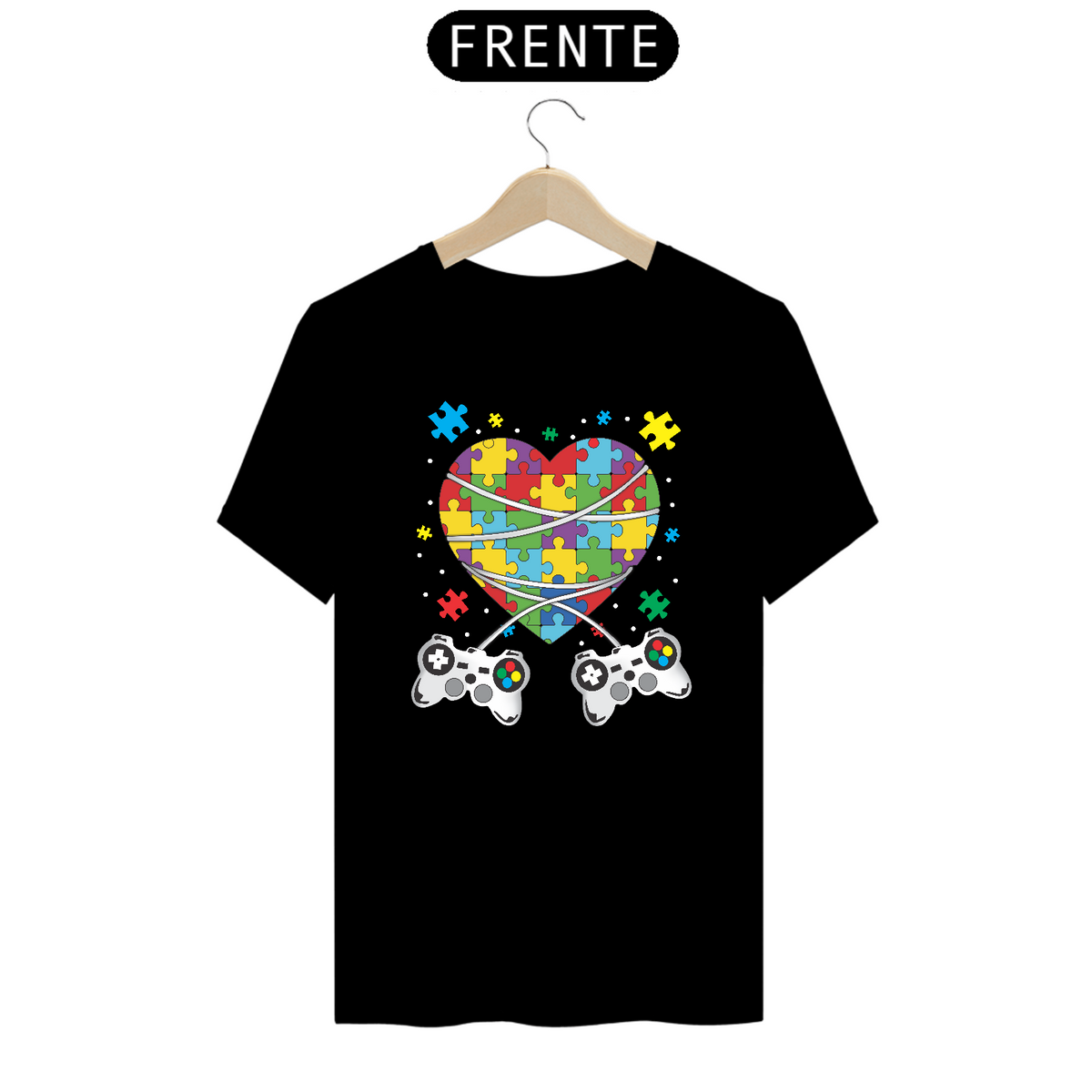 Nome do produto: T-shirt - autismo (gamer)