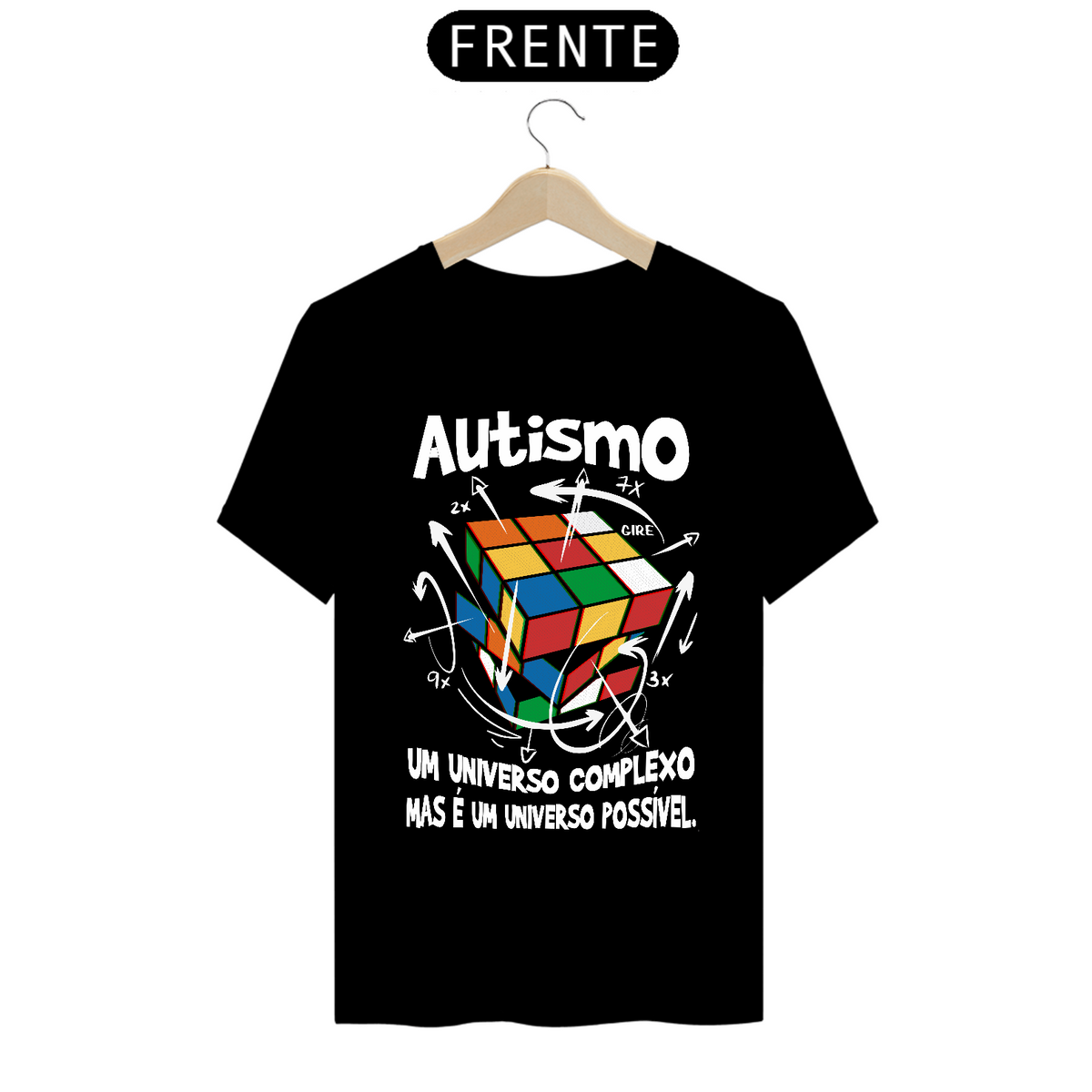 Nome do produto: T-shirt - autismo (um universo complexo)