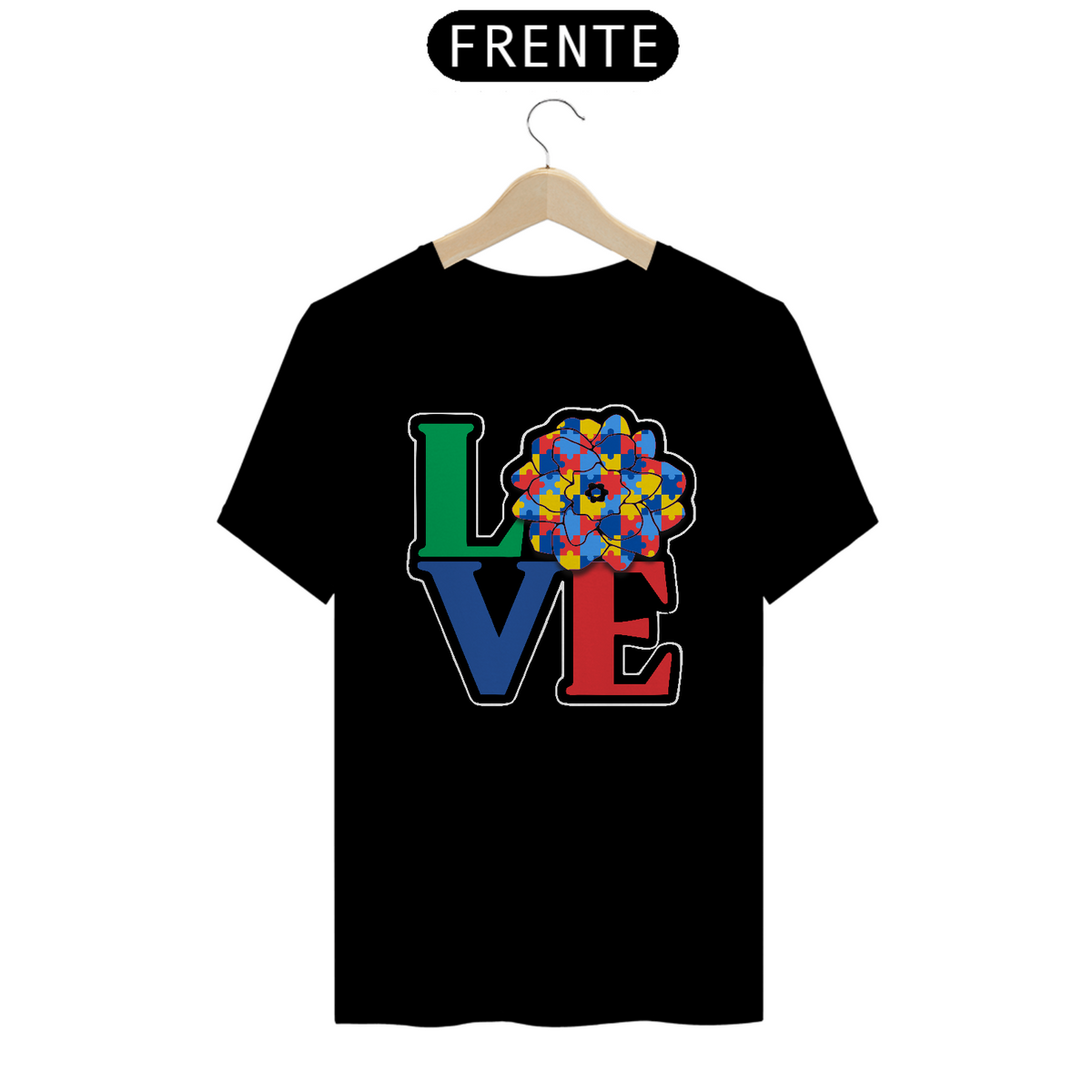 Nome do produto: T-shirt - autismo (love)