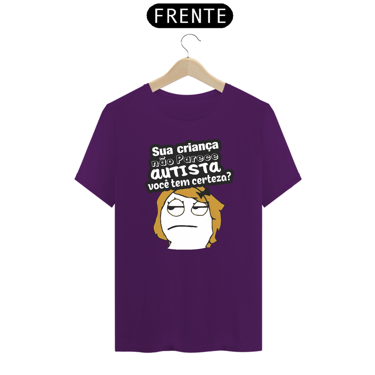 Nome do produto: T-shirt - autismo (Sua criança não parece autista)