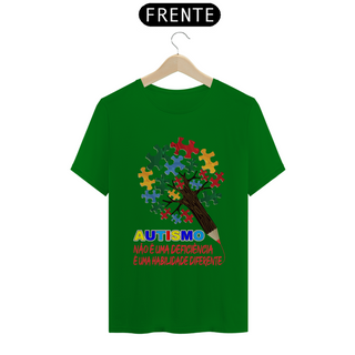 Nome do produtoT-shirt - autismo (autismo não é uma deficiencia)