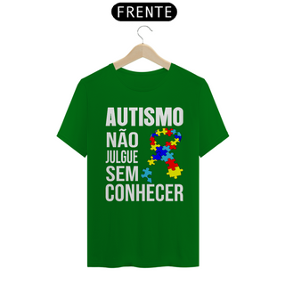 Nome do produtoT-shirt - autismo (não julgue sem conhecer)