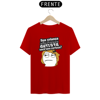 Nome do produtoT-shirt - autismo (Sua criança não parece autista)