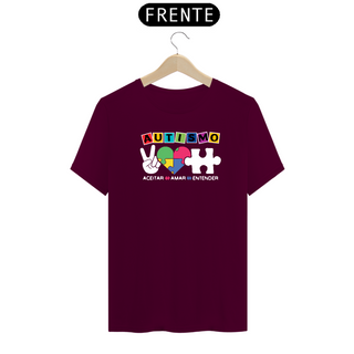 Nome do produtoT-shirt (autismo: aceitar, amar, entender)