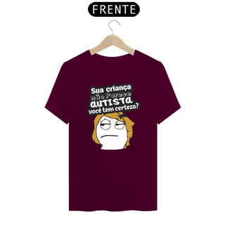 Nome do produtoT-shirt - autismo (Sua criança não parece autista)