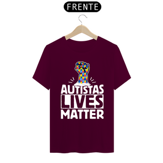 Nome do produtoT-shirt - autismo (autistas lives matter)