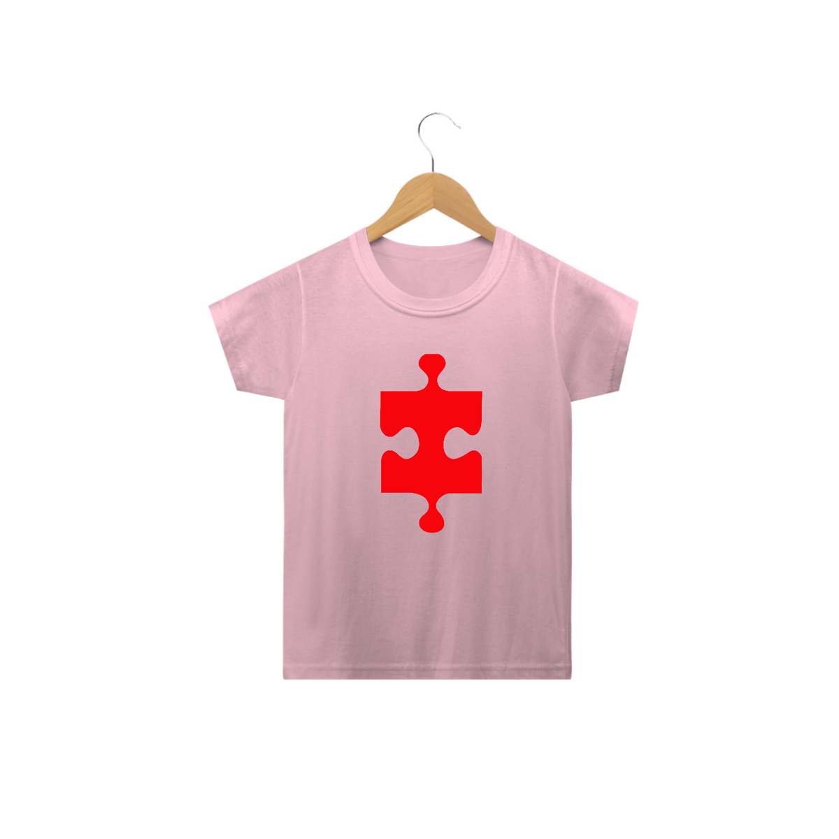 Nome do produto: T-shirt Infantil - autismo (Peça que se encaixa)