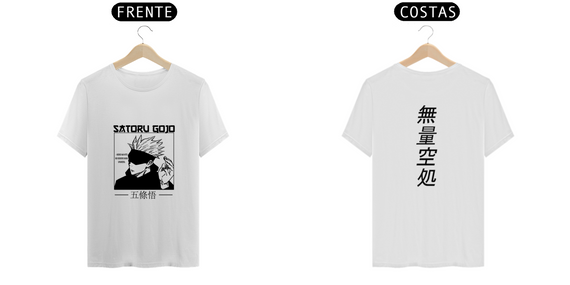 Camisa Quality | Jujutsu Kaisen | Satoro Gojo | Branca
