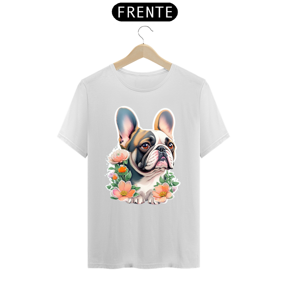 Nome do produto: CAMISA BULDOGUE FRANCÊS