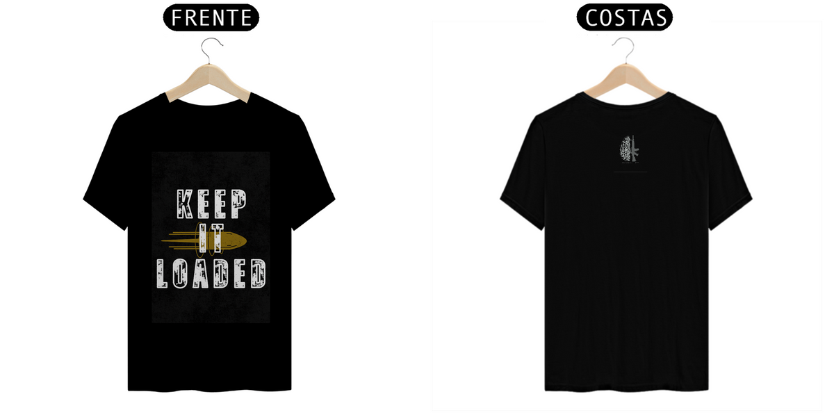 Nome do produto: Camiseta Keep it loaded