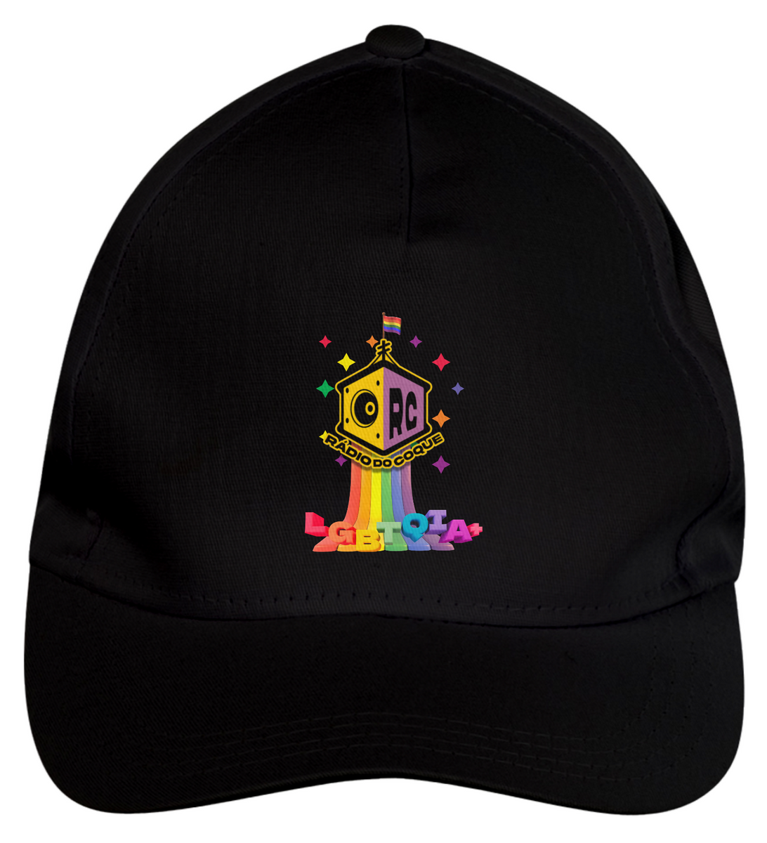 Nome do produto: Chapéu LGBTQIA+ Rádio do Coque