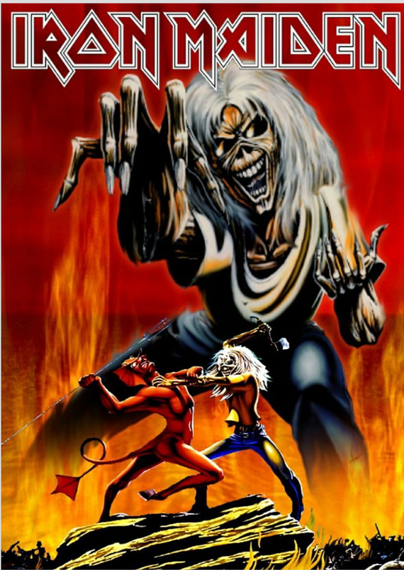 Poster iron Maiden The Number of the Beast