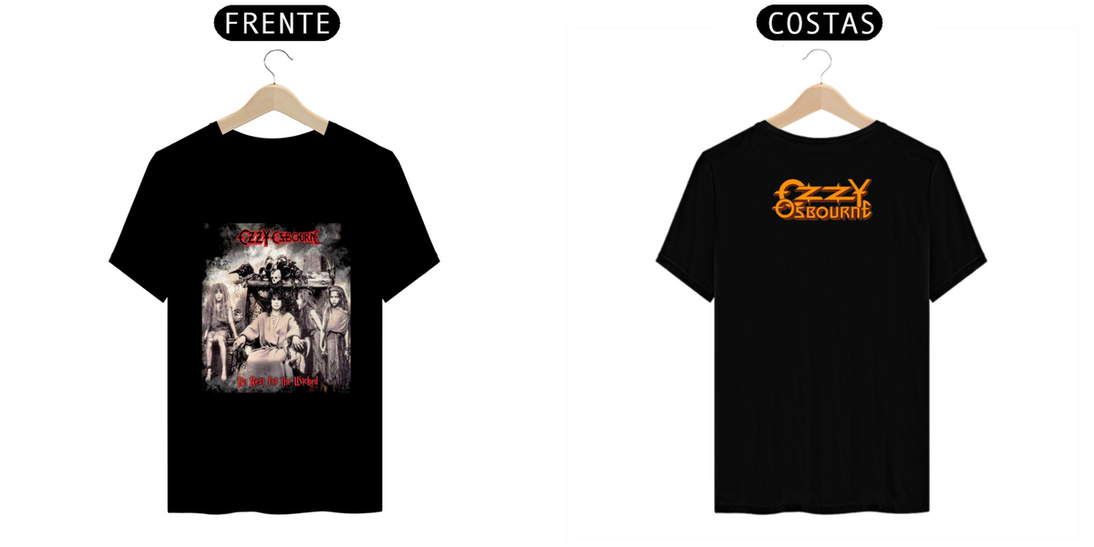 Nome do produto: Camiseta Ozzy Osbourne No Rest For The Wicked