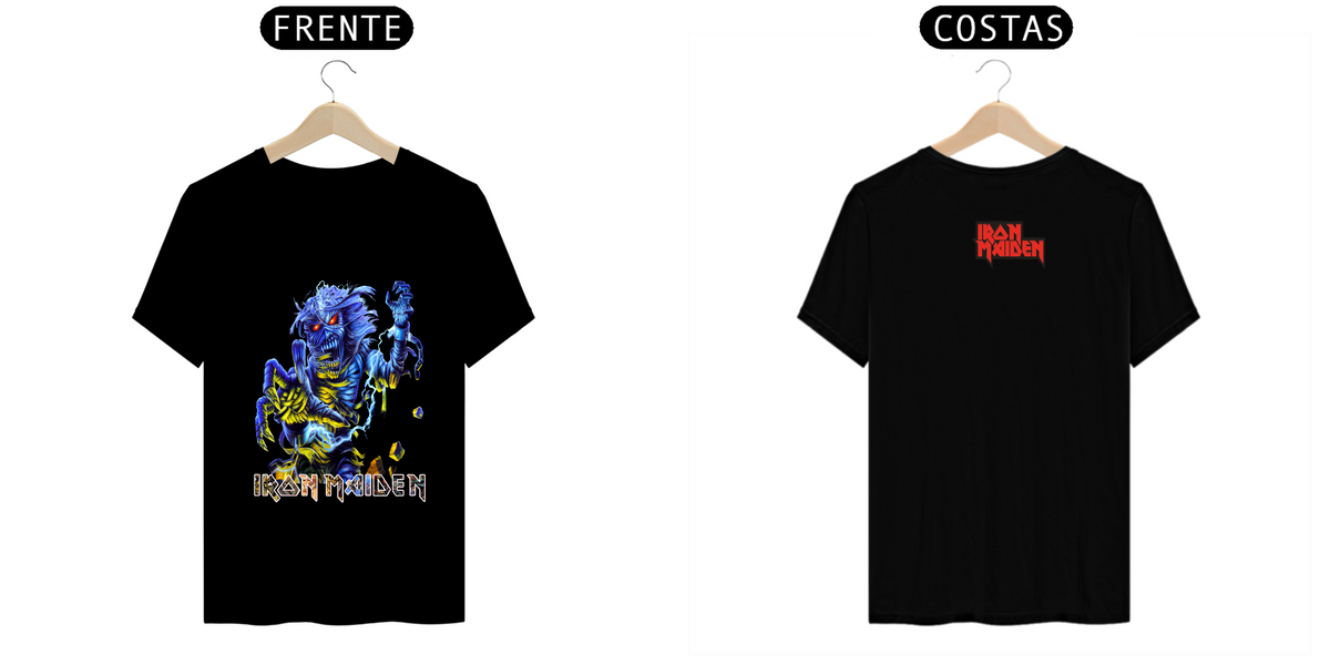 Nome do produto: Camiseta Iron Maiden Exclusiva