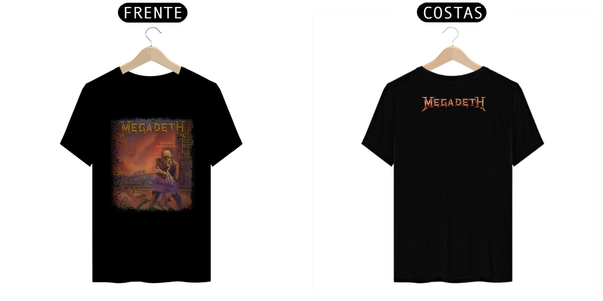 Nome do produto: Camiseta Megadeth Peace Sells But Who\'s Buying?