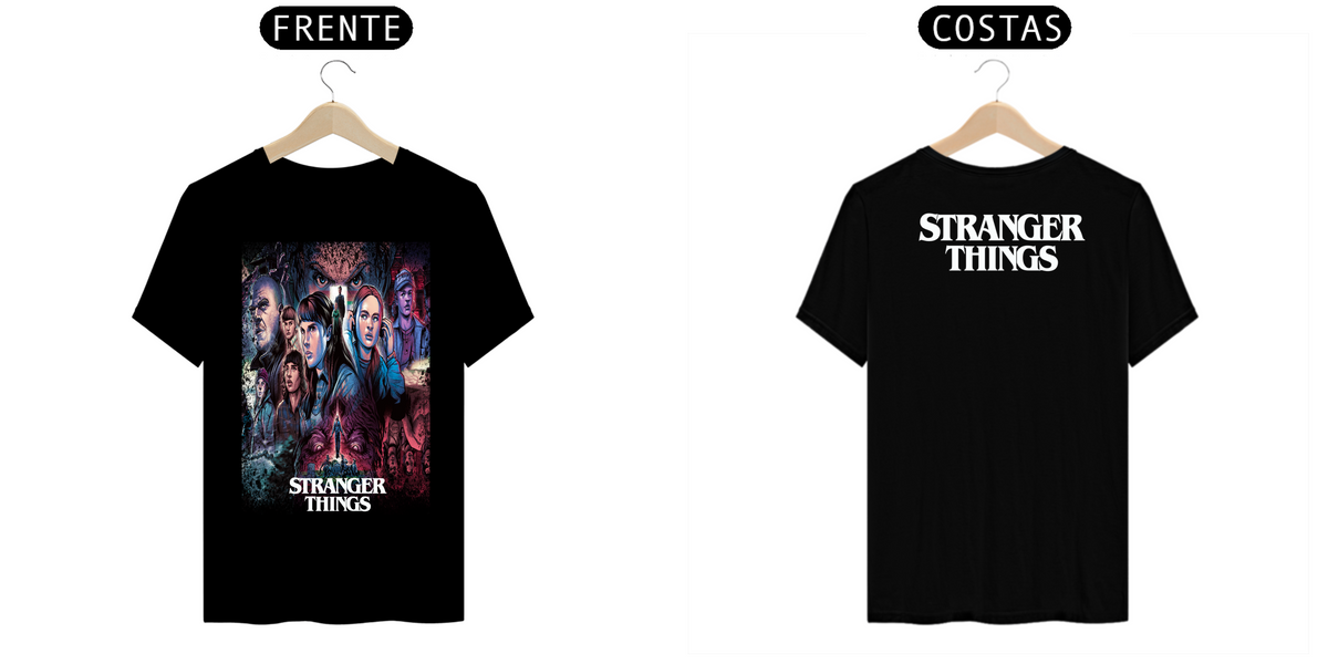 Nome do produto: Camiseta Stranger Things 4 Arte