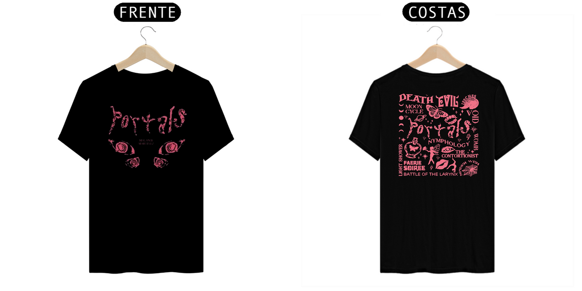 Nome do produto: Camiseta Melanie Martinez Portals Olhos Costas