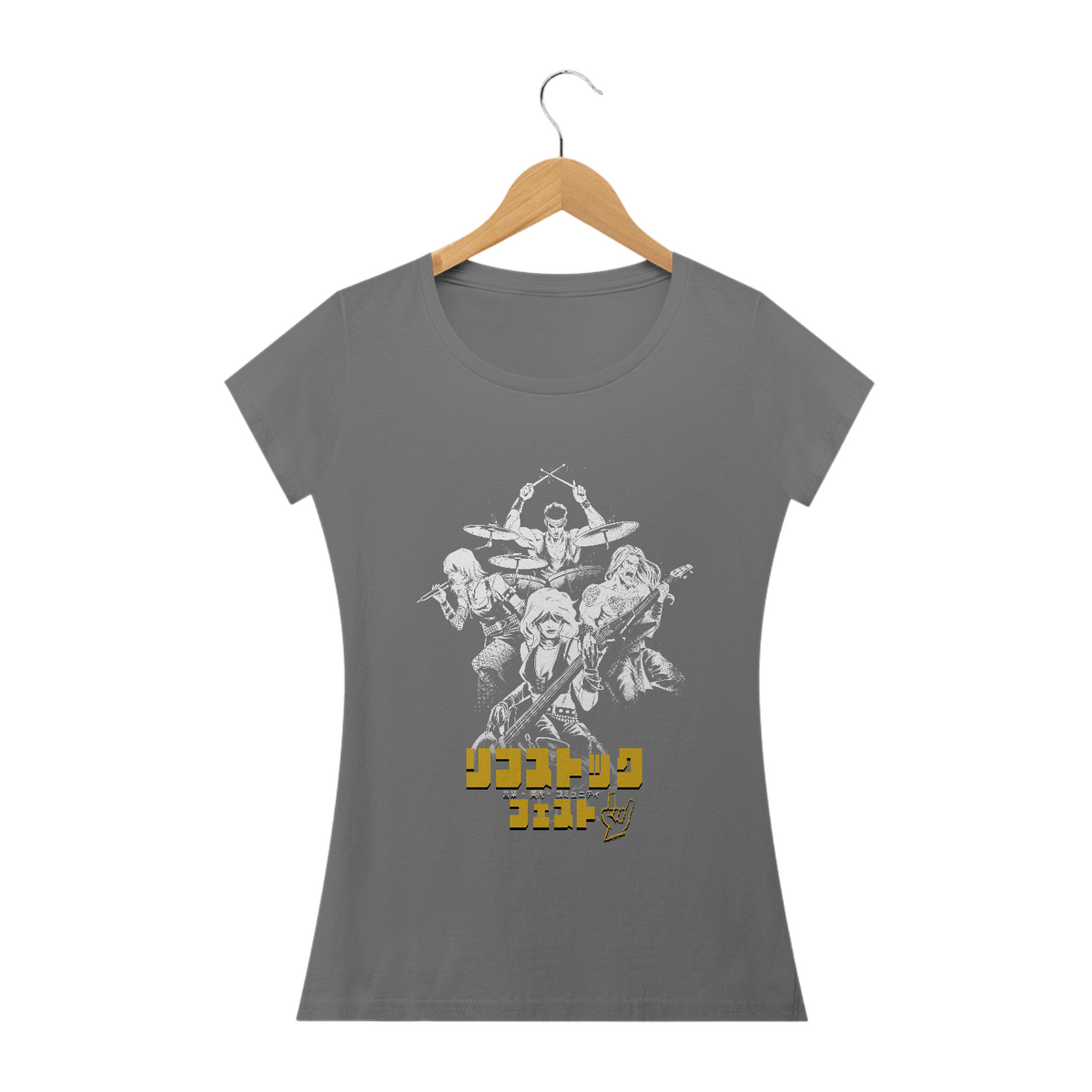 Nome do produto: Camiseta Estonada Baby Long - FEMZ - RiffStock Fest
