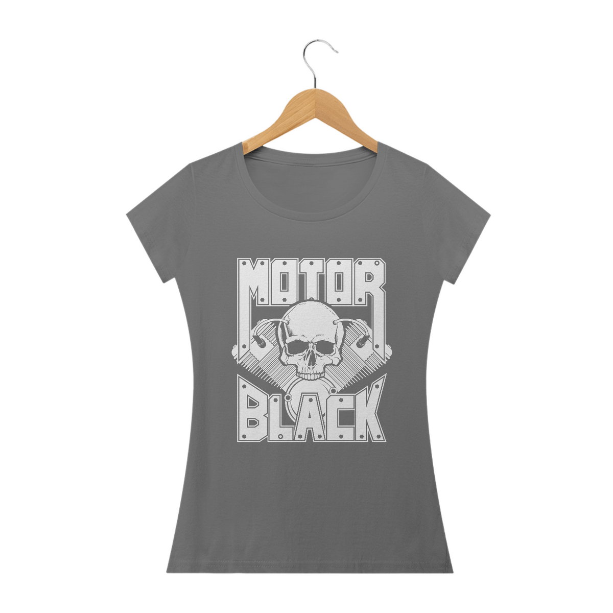 Nome do produto: Camiseta Estonada Baby Long - Motor Black