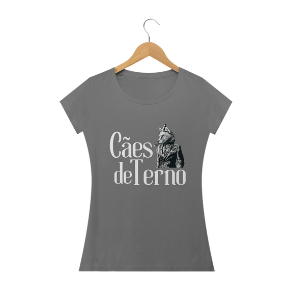 Camiseta Estonada Baby Long - Cães de Terno