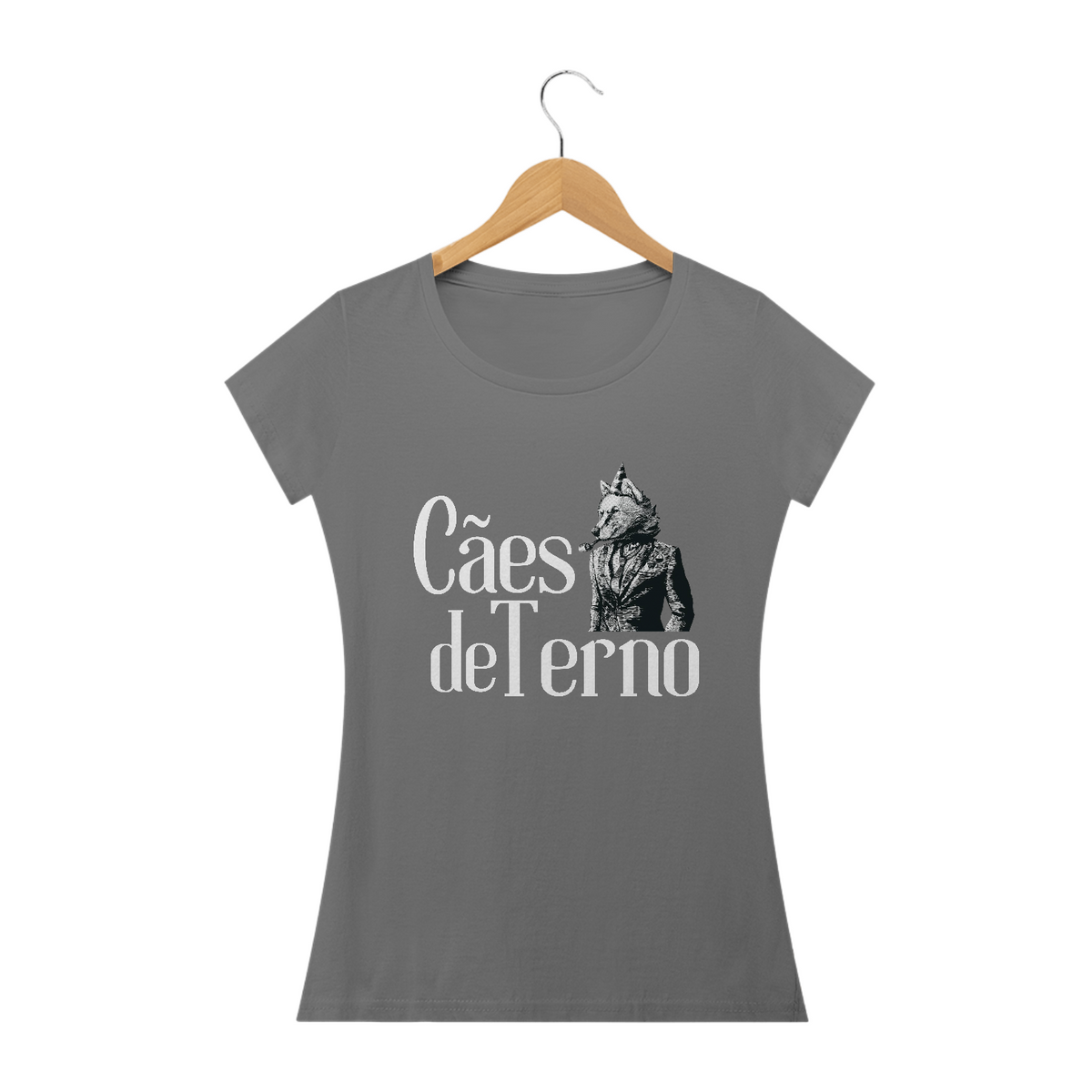 Nome do produto: Camiseta Estonada Baby Long - Cães de Terno